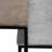 2 Piece Set 29"H/33"H Gold Aluminum Nested Side Tables with Multi-Colored Tops, Modern Accent Tables with Iron Frame for Living Room or Entryway