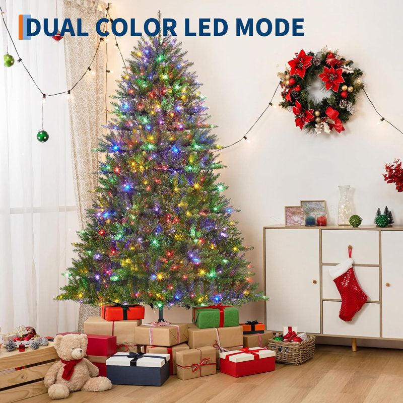 Lighted Artificial Christmas Tree, 3' H