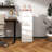 3 Drawer File Cabinet With Lock Metal Vertical File Cabinet Office Home, A4 Legal/Letter Size Narrow File Cabinet Locked,Assembly Required-120691124