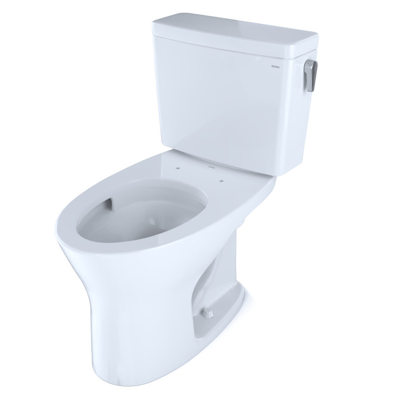 Drake® Dual-Flush Elongated Two-Piece Toilet with High Efficiency Flush (Seat Not Included)