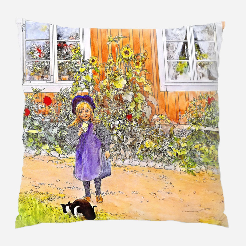 Coussin Earleton Art, Micro suède, Intérieur