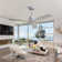 Sofucor Kemp 52" 3-Solid Wood Blade Classic Ceiling Fan with Remote Control and no Lights