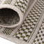 Tapis rayé en polypropylène tissé à la machine intérieur / extérieur gris clair-620485373
