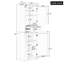 Grande armoire de rangement pour salle de bain-962495345