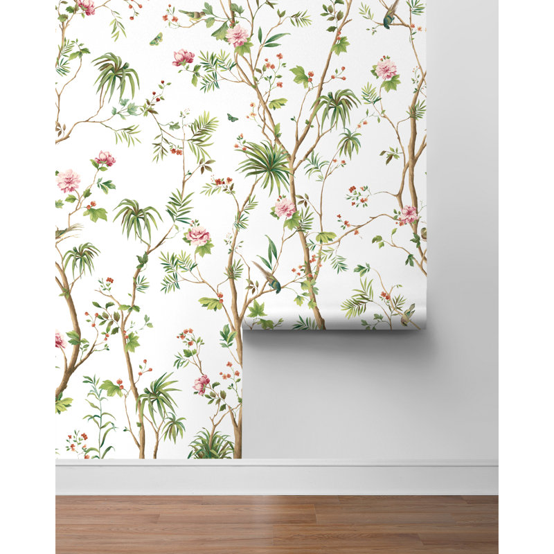 Papier peint adhésif Fern et Rosebud