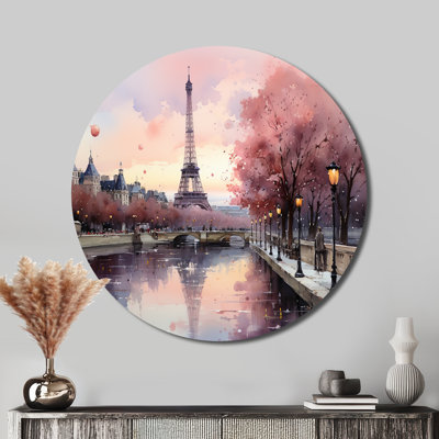 Gaillard - Cityscapes Round Metal Art