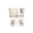 Metal Rolling Laundry Cart with Rack-599348548