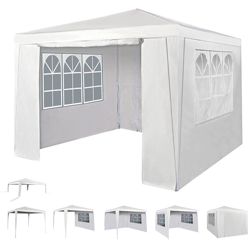 Mifflintown 3m x 3m Steel Party Tent, White