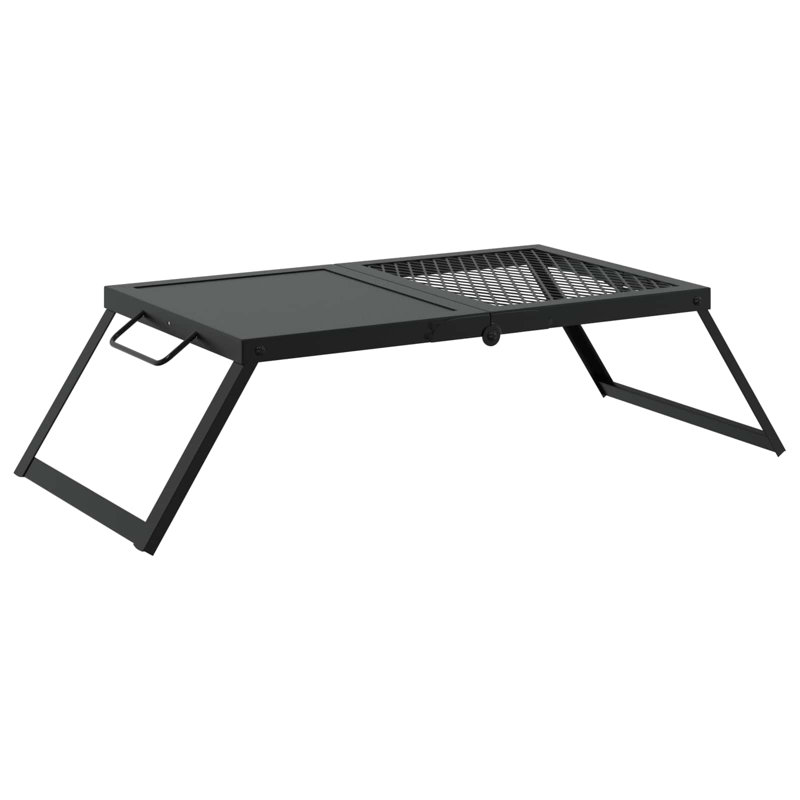 Gril de camping pliable Vidaxl noir 12,40 x 10,43 x 1,57 po
