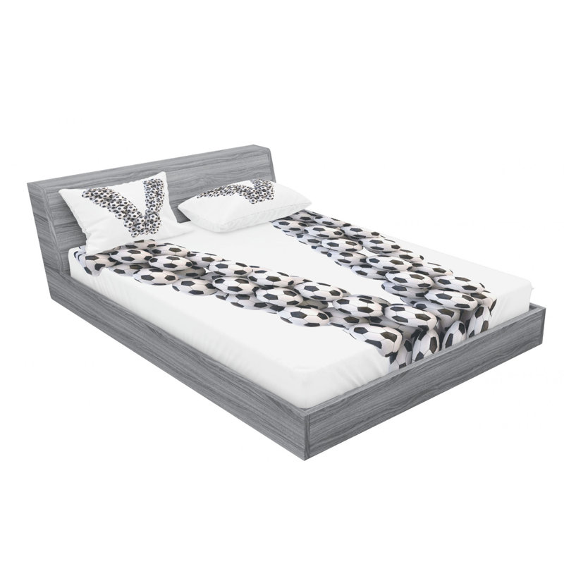 Microfiber Sheet Set, Queen Sheet Set with Fitted Sheet, V