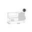 Banc de rangement pour chaussures de style italien