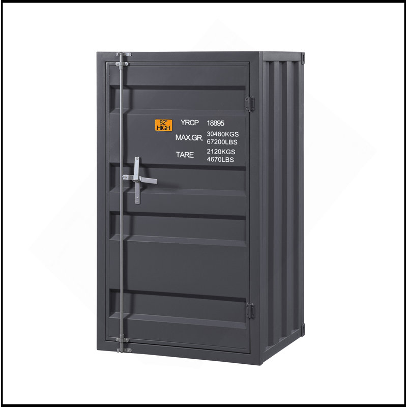 Coffre de finition Cargo Gunmetal, Métal industriel
