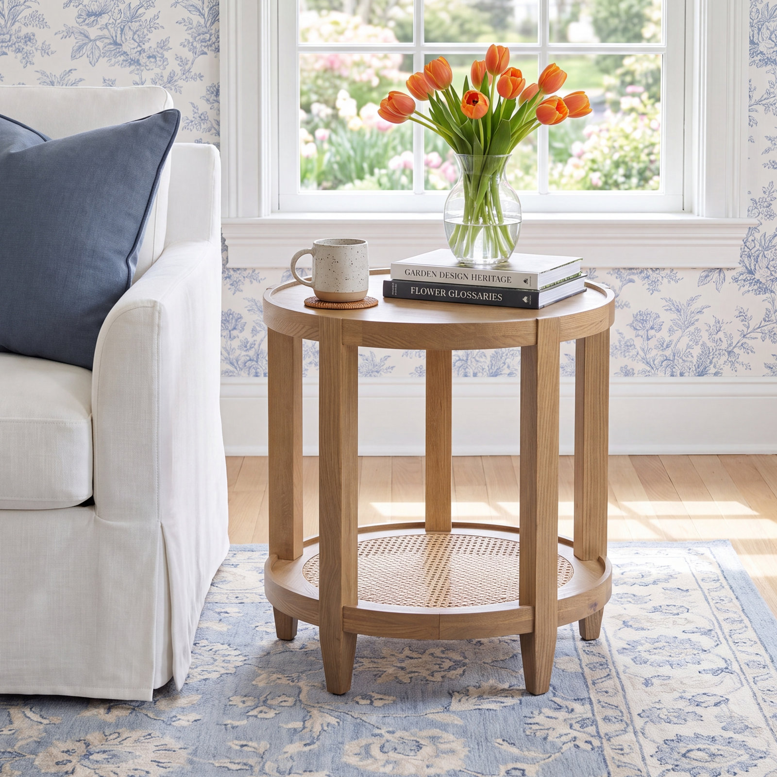 Devin Solid Wood End Table