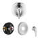 Shower Head With Handheld Shower System With 8" Rain Shower Head (Rough-In Valve Included)