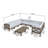 Acacia 10 - Person Patio Conversation Set with Cushions-894956341