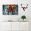 Tiger In The Blue Painting - Wrapped Canvas-56661960