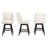 Kamiyla Set Of 3 Indoor/Outdoor Modern Classical Rotatable Bar Chair, City Armless Swiveling Bar Chair With Soild Wood Legs, Modern Counter Stool-115223929