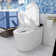 Auto Open Smart Toilet Bidet with Foam Shielding, Auto Flush Intelligent Toilet with Heated Seat, Warm Wash & Filtering TECH, High-speed Drying, Standard