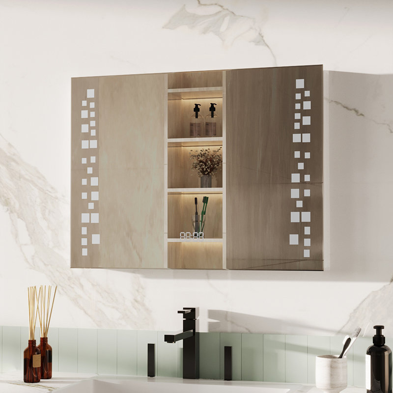 Evelyn Glass Flat Wall Mirror