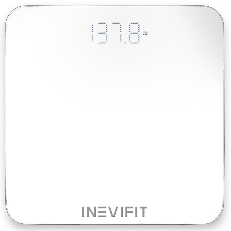 INEVIFIT Digital Bathroom Scale, White