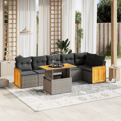 Ensemble de canapé de jardin Vidaxl