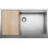 Quatrus Ergon 33" L x 20.5'' W Single Bowl Stainless Steel Farmhouse Sink with Cutting Board