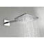Système de douche avec pomme de douche et douche à main pour la salle de bain - Fabriqué en acier inoxydable en laiton, tête de fabrication en acier plaquée, douche, barre coulissante, et support de robinet inclus