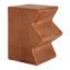 Table d'appoint MGO, ensemble de 2 tables d'appoint rectangulaires d'extérieur, tabourets de jardin décoratifs pour l'intérieur et l'extérieur, table d'appoint, table d'appoint de patio, table de bout gigogne, faux bois
