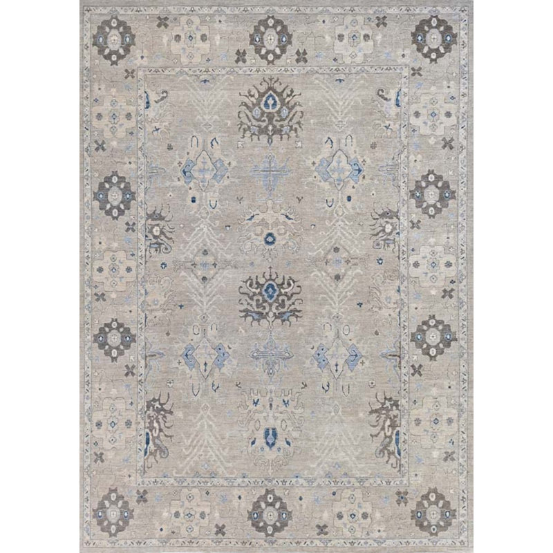 Oushak Collection, Transitional One-of-a-Kind Rectangle 9'11" X 13'10" Hand Knotted Area Rug