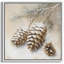 «Christmas Pinecone Rustic Christmas Winter Christmas Christmas Decor», reproduction d'art sur toile encadrée-107118054-107118056