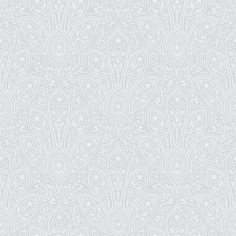 Piumafua 10m x 52.8cm Matte Wallpaper Roll, Light Grey