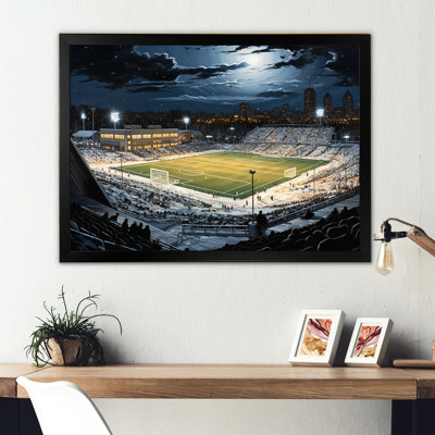Night Match Stadium Under The Floodlight III sur toile