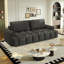 Canapé confortable en tissu 4 places avec rangement intégré, convertible en canapé-lit très grand Comfy-1806452832