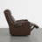 37" W Top Grain Leather Dual-Power Recliner-1500349654