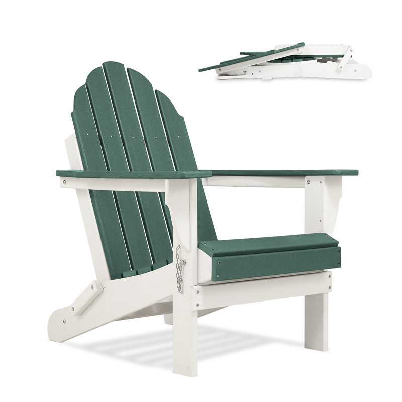 Outdoor Adirondack Chair, Green