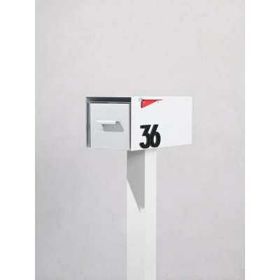 Malone Post Mounted Steel Mailbox
