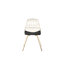 Harlan 46cm H Upholstered Metal Slat Back Side Chair-59851131