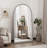 Iron Arch Retro Full Length Mirror With Supporting Feet, For Living Room, Bedroom,-1015713186