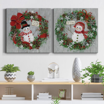 " Mr. Snowman " 2 - Pieces