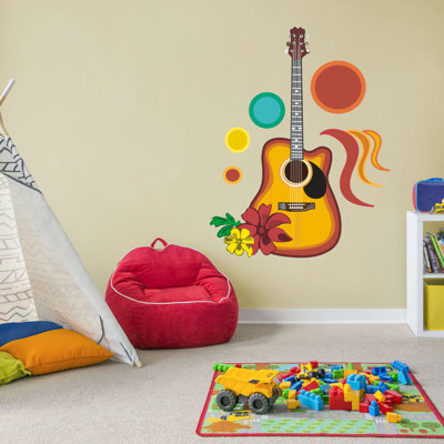 Adhésif décoratif guitare