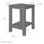 Garbrielle Solid Wood Accent Stool-1951762983