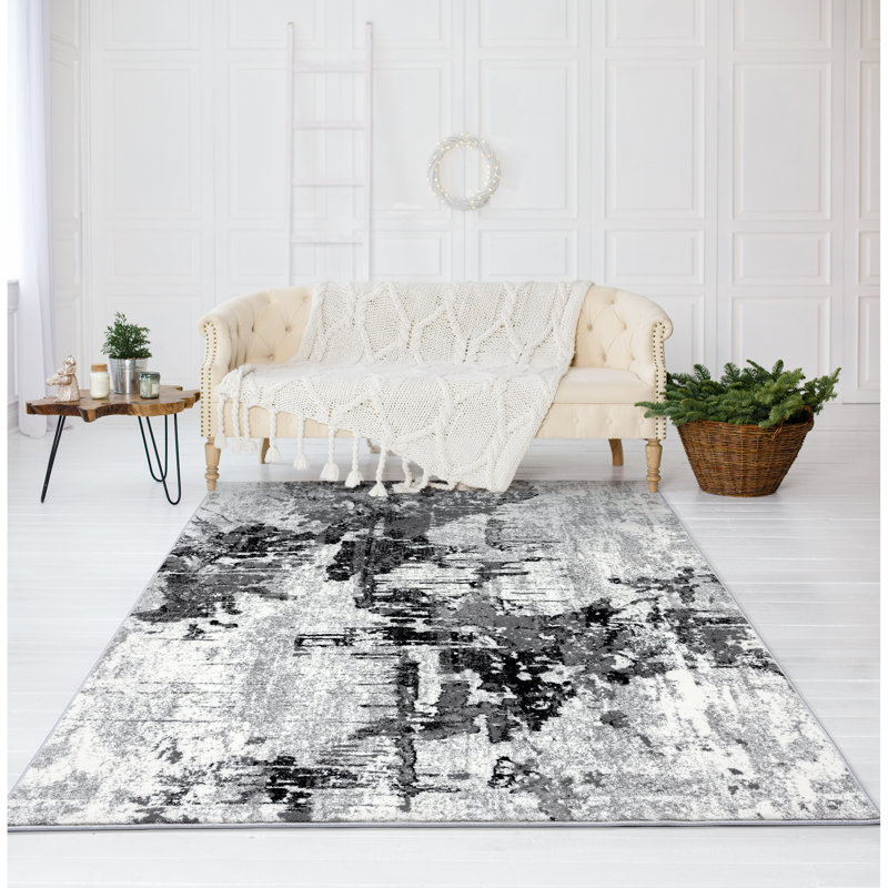 Thorold Abstract Indoor Rug, Rectangle 5' x 7'