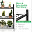 Support pour plante rectangulaire à plusieurs niveaux Harpster