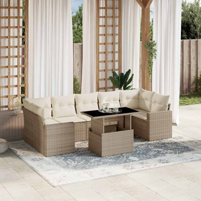 Ensemble de canapé de jardin Vidaxl