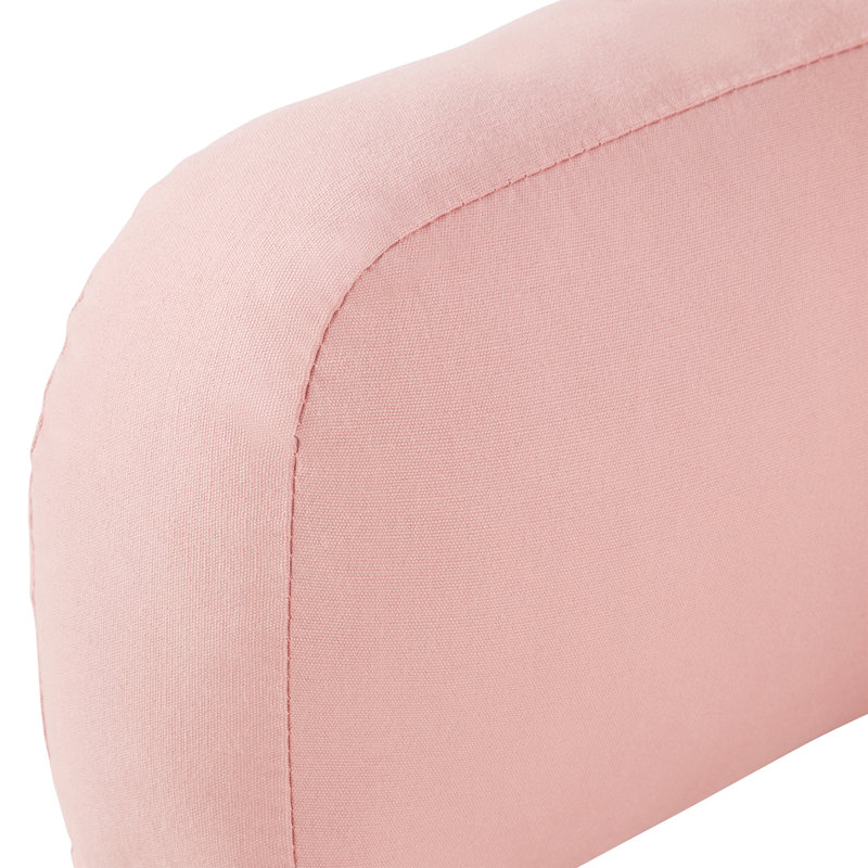 Hyatt Cotton Bedrest Pillow, Blush