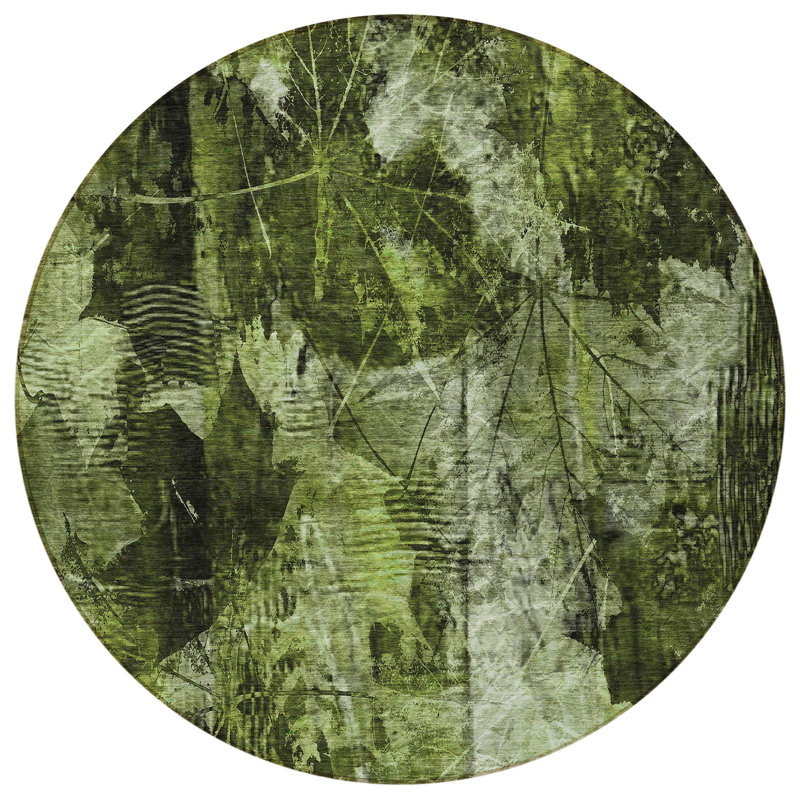 Tapis d'intérieur rond 8 po