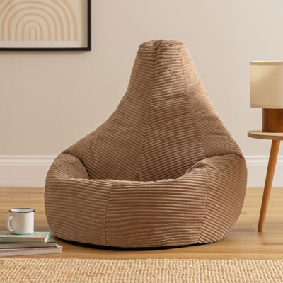 Bean Bag Bazaar Dalton Corduroy Recliner Bean Bag