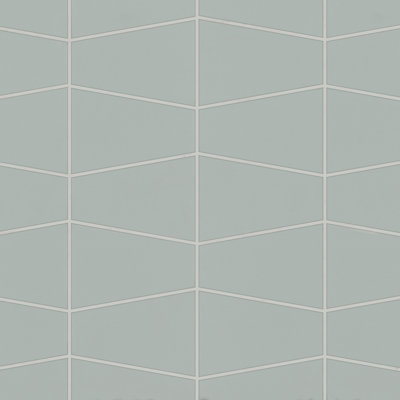 Carreau de mosaïque en porcelaine matte et trapézoïdale Marin