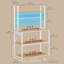 Kitchen Bakers Rack with Power Outlet