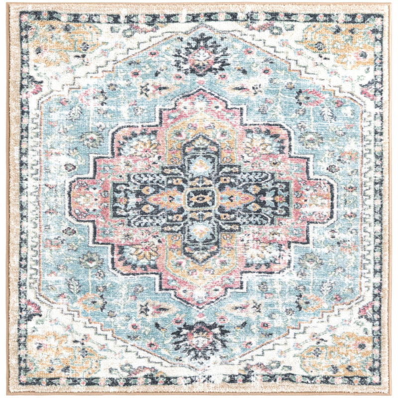 Minar Tendria Rug, Square 3'3"